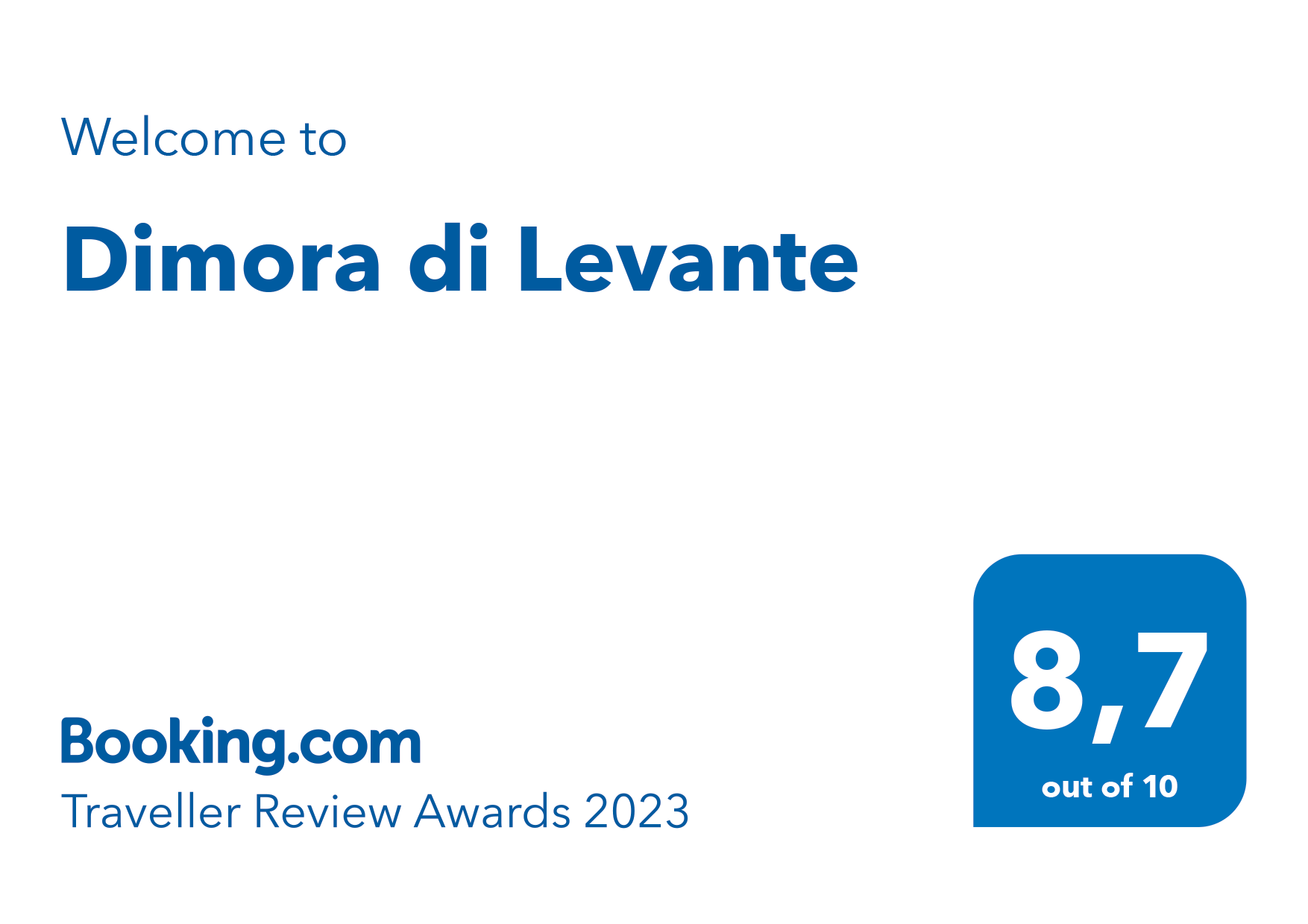 Award Dimora levante