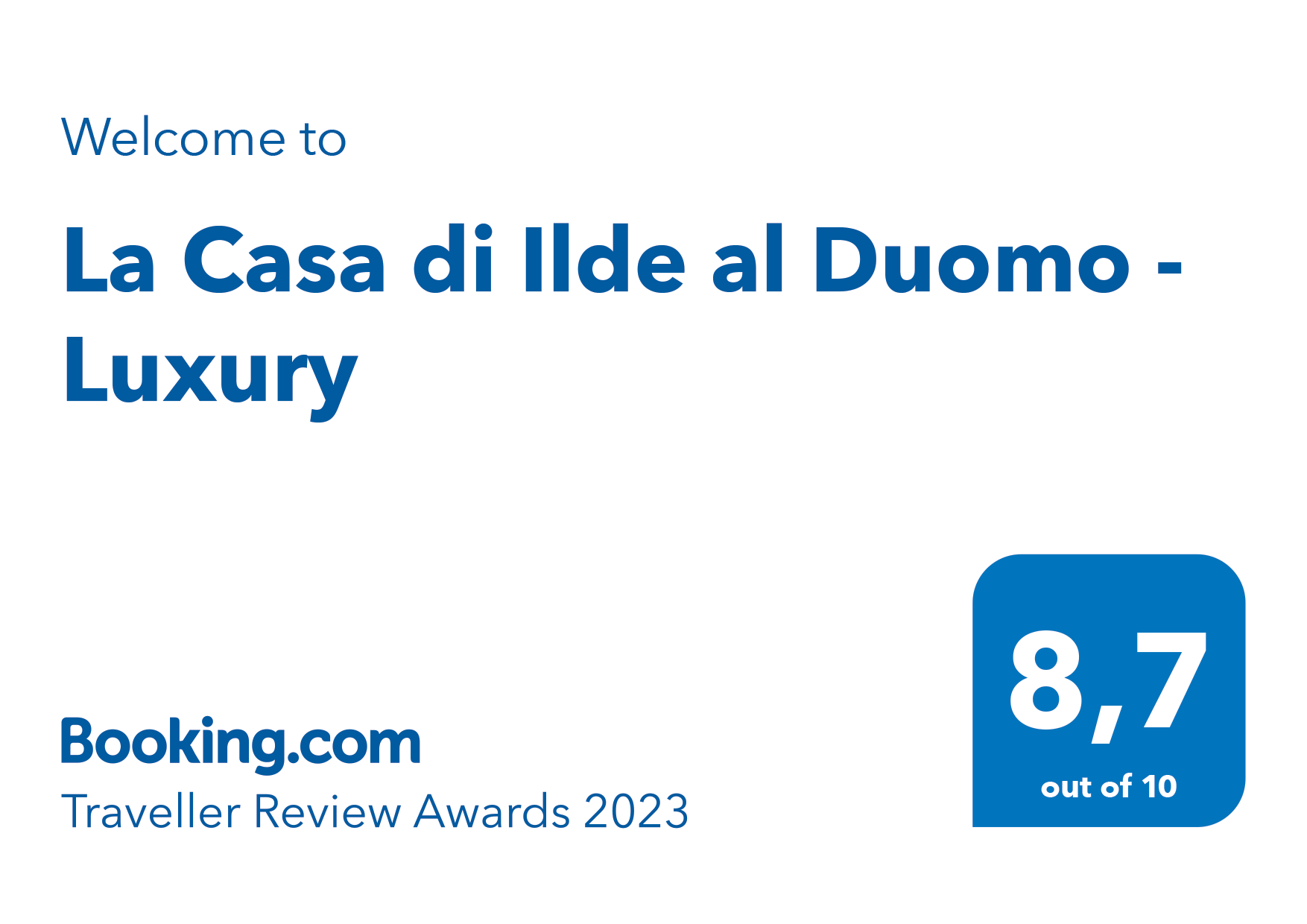 Award La casa di Ilde